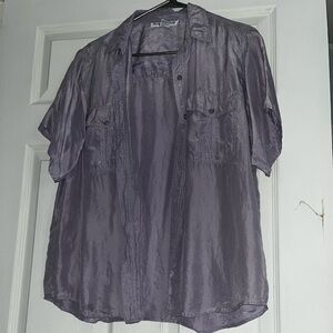 Anna and Frank Lavender Silk Top